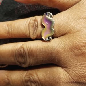 2 for $14: Mustache Mood Ring #1
